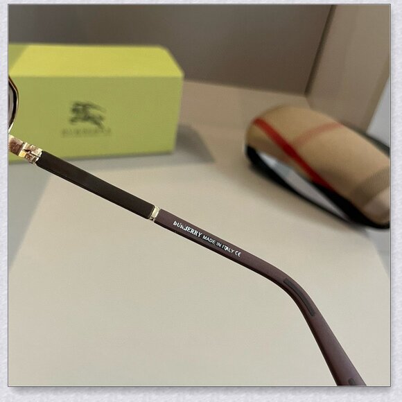 Burberry Gold Aviator Sunglasses main image 4
